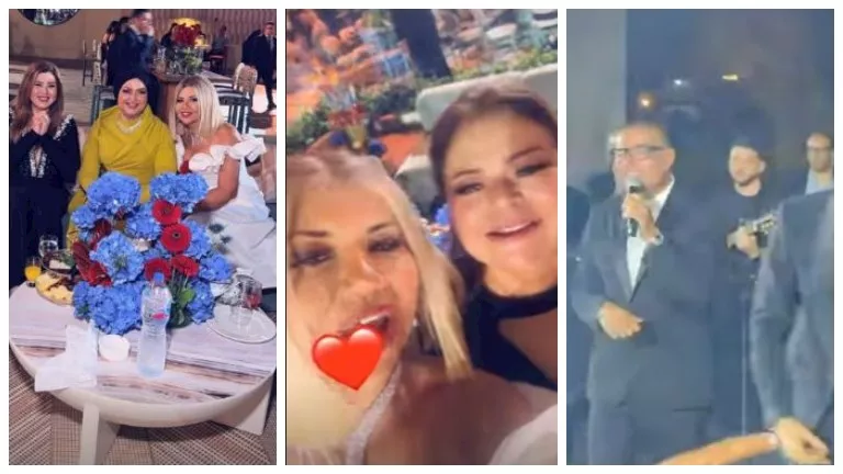 حضره نجوم.. عمرو دياب وراغب علامة يحييان حفل زفاف أمام الأهرامات