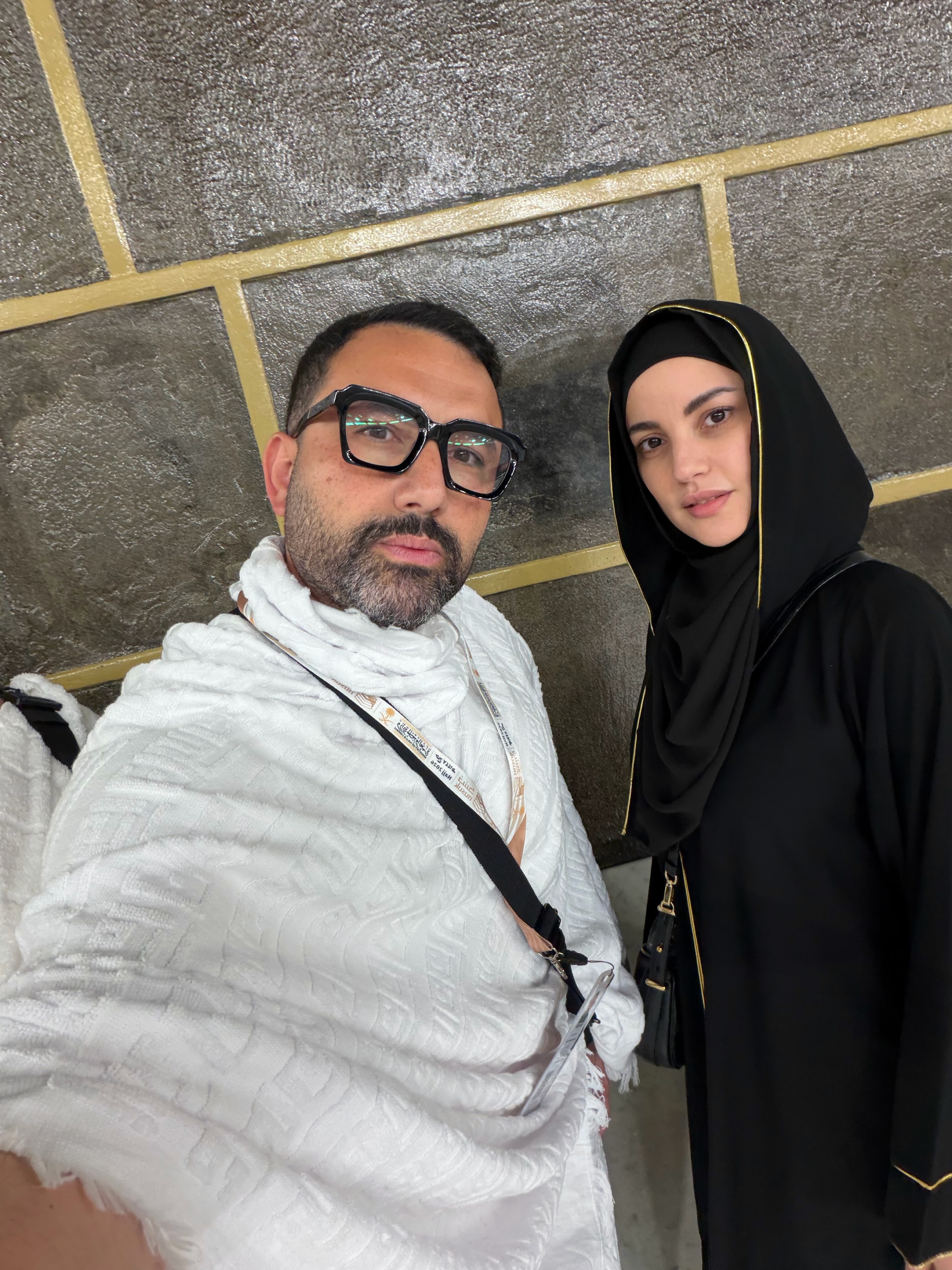 درة وزوجها في الحج