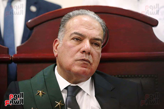 المستشار محمد ياسر أبو الفتوح رئيس المحكمة
