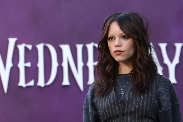 Cast member Jenna Ortega attends a For Your Consideration (FYC) event for the television series "Wednesday" in Los Angeles, California, U.S., November 9, 2025. REUTERS/Mario Anzuoni
