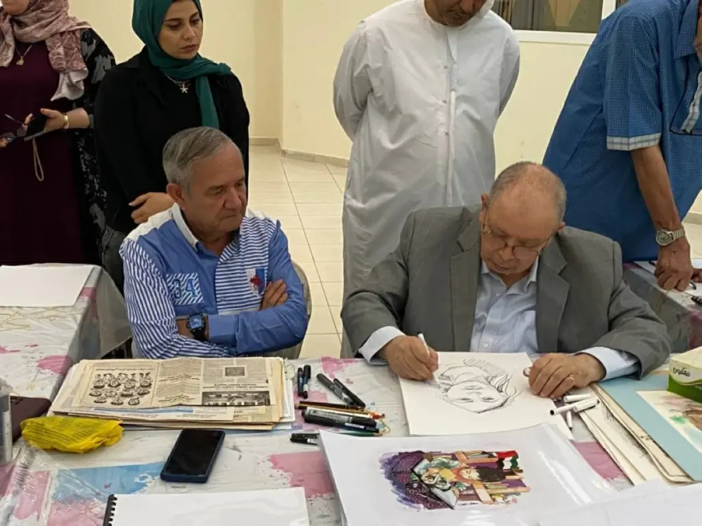 قيم تعبيرية وجمالية لـ«الأبيض والأسود» في النادي العربي قيم تعبيرية وجمالية لـ«الأبيض والأسود» في النادي العربي