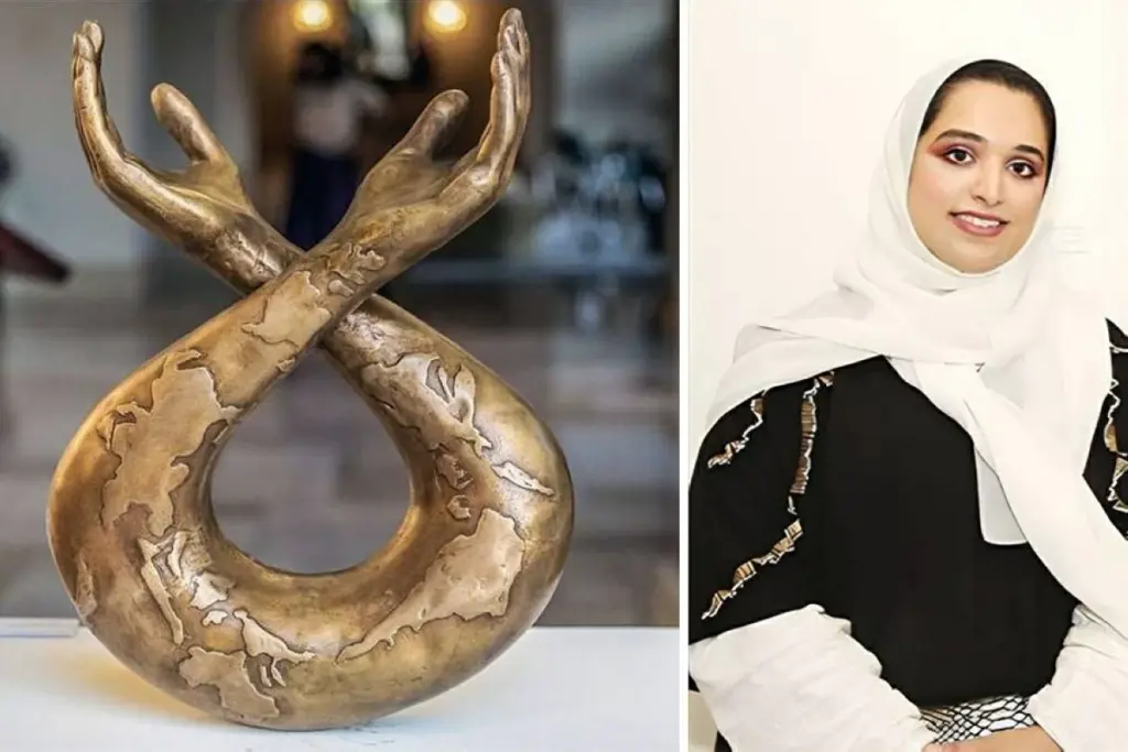 آمنة الفلاسي.. فنانة تنحت السلام