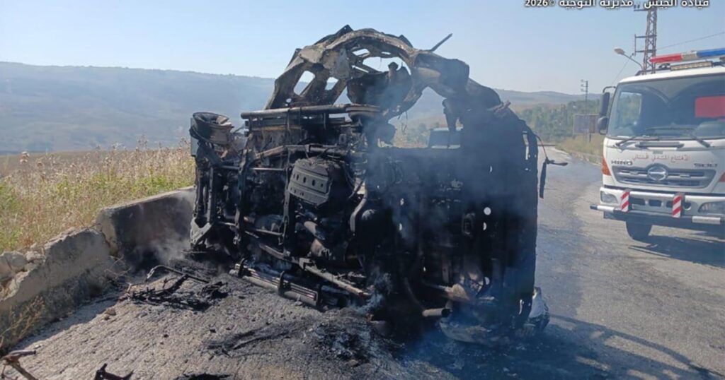 الجيش ينشر صور استهداف آليّته… وهذا ما أعلنه الجيش ينشر صور استهداف آليّته... وهذا ما أعلنه