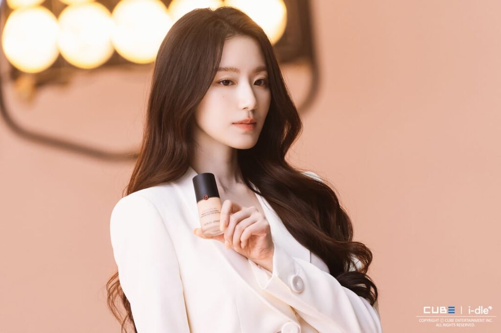 260607 i-dle Behind Photo - إعلان جمال شوهوا أرماني التصوير خلف الكواليس ♡