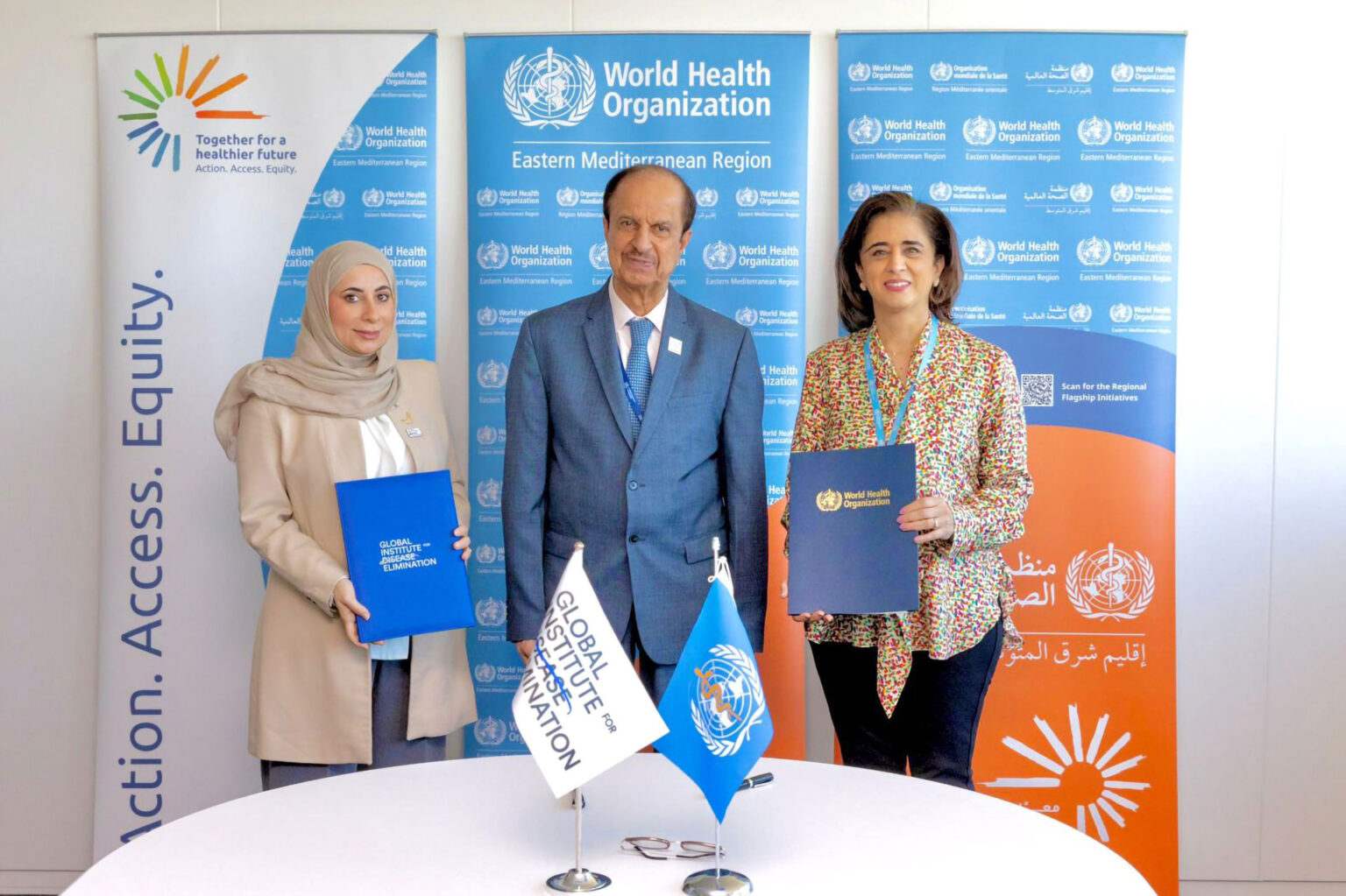 المعهد العالمي للقضاء على الأمراض المعدية ومنظمة الصحة العالمية يتشاركان للدفع بعجلة القضاء على الأمراض في جميع أنحاء إقليم شرق المتوسط