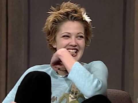 Drew Barrymore dancing for David Letterman on his birthday (1995)