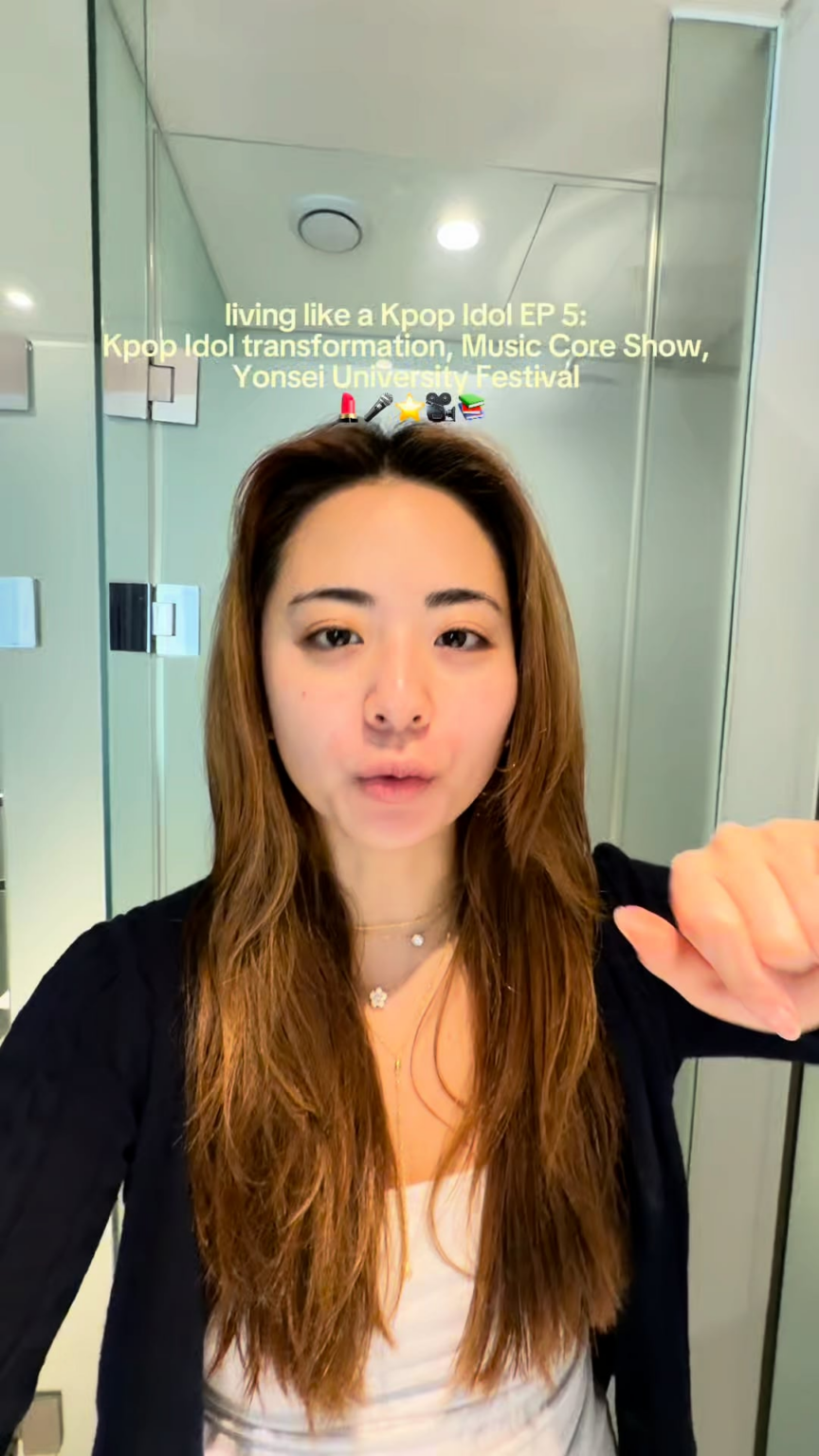 260605 تحديث Rachel Huh TikTok مع LE SSERAFIM - Living like a Kpop Idol EP 5... تحول kpop Idol، Music Core Show، ومهرجان جامعة يونسي مع LE SSERAFIM 💄🎥⭐️🎤 الحلقة الأخيرة!