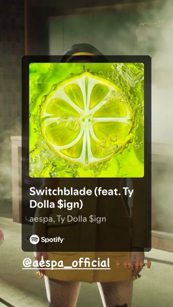 260531 - تحديث قصة Ty Dolla $ign على الانستقرام مع "Switchblade"