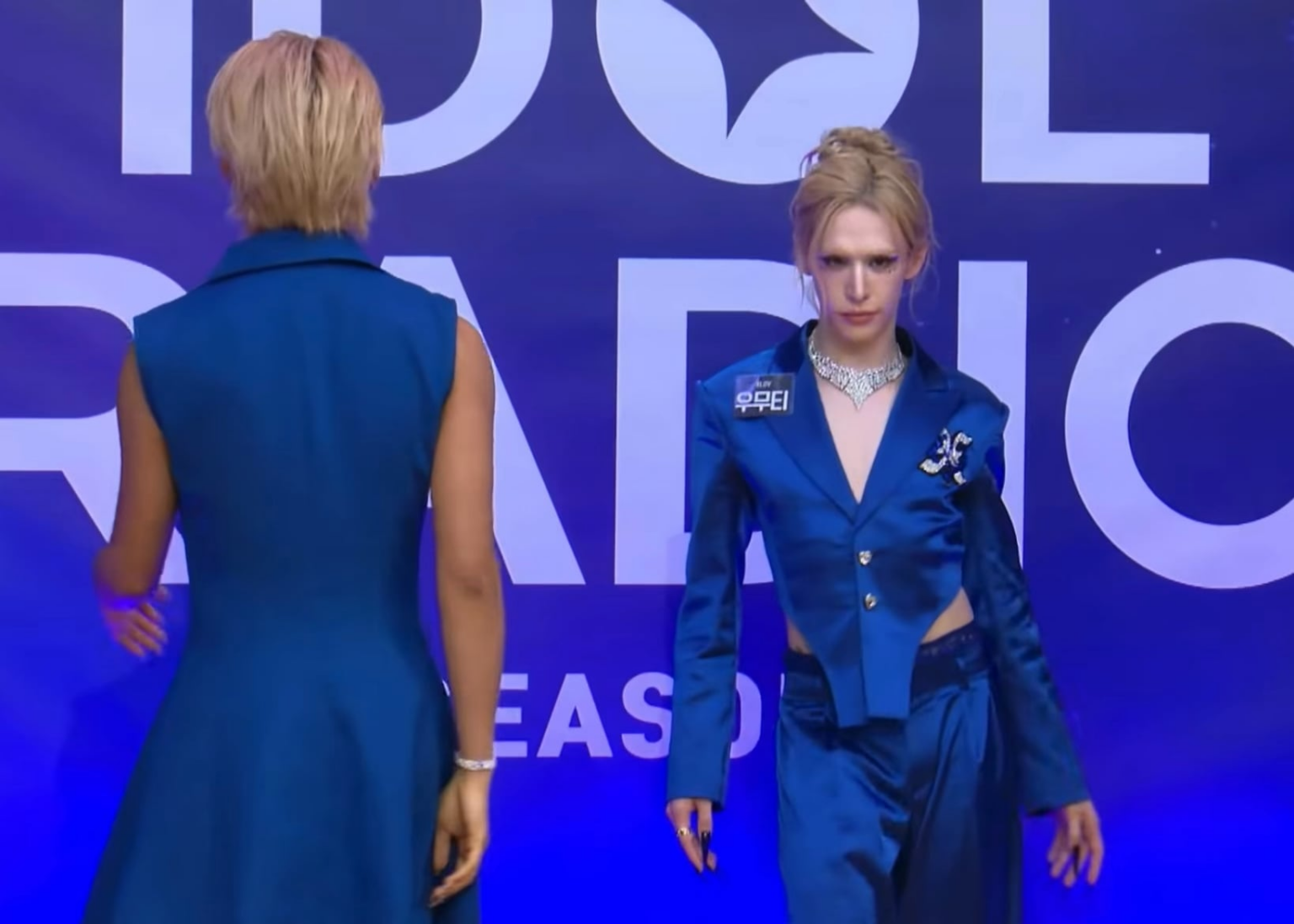 260610 اكسلوف ووموتي وهيون يرقصون على أغنية LEMONADE من فرقة aespa على راديو MBC Idol