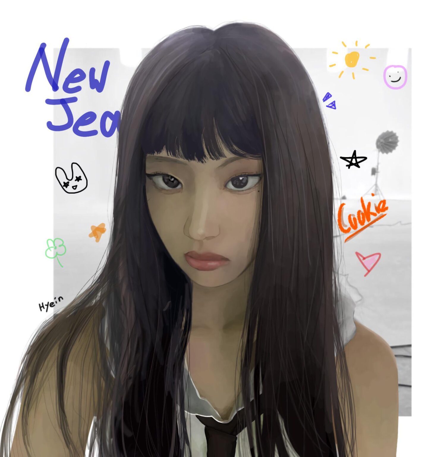 Hyein fanart بواسطتي لأنني أحب SM
