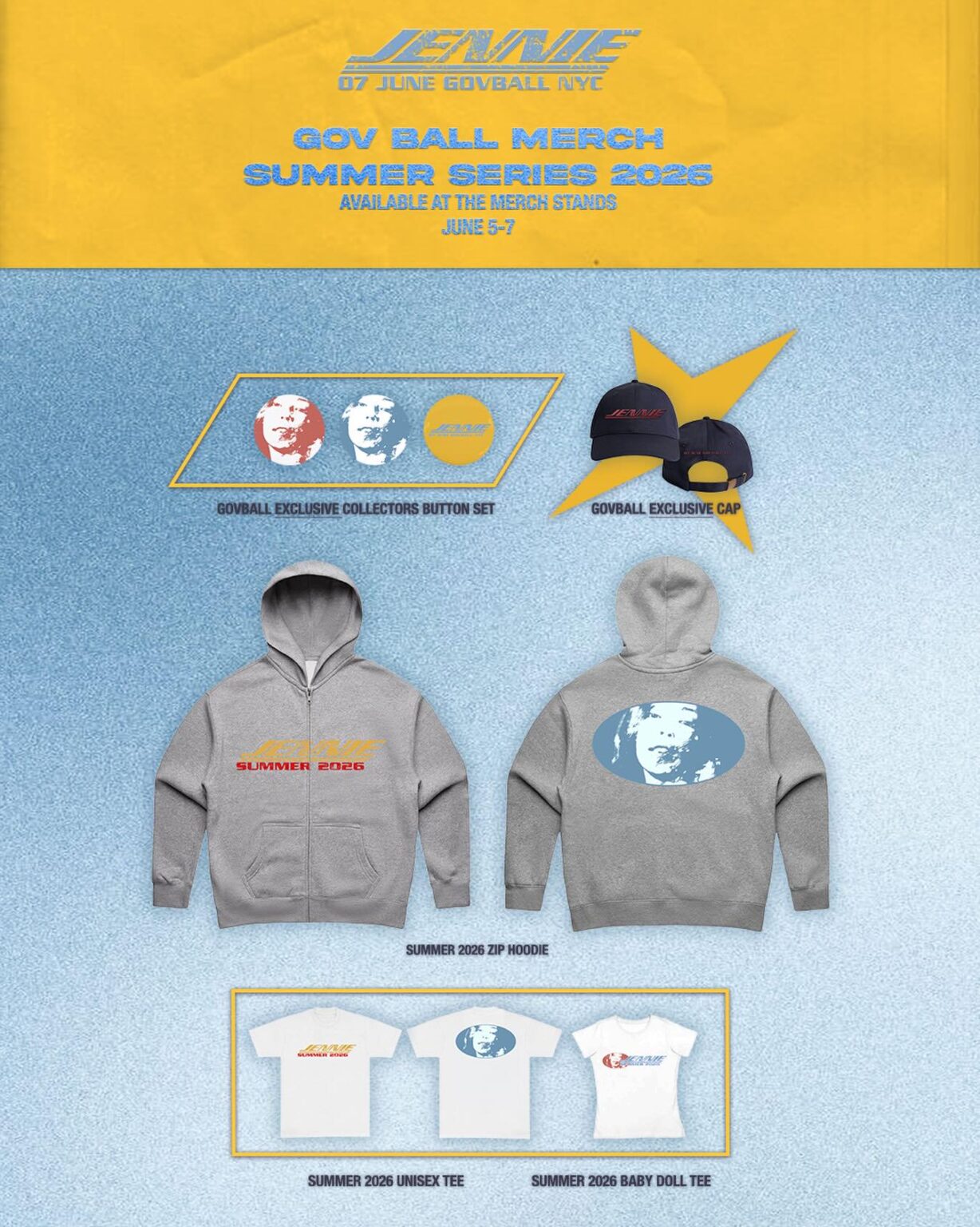 260606 جيني | Gov Ball Merch سلسلة صيف 2026