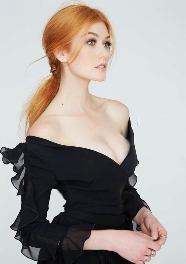 Katherine McNamara looks so sexy as a redhead