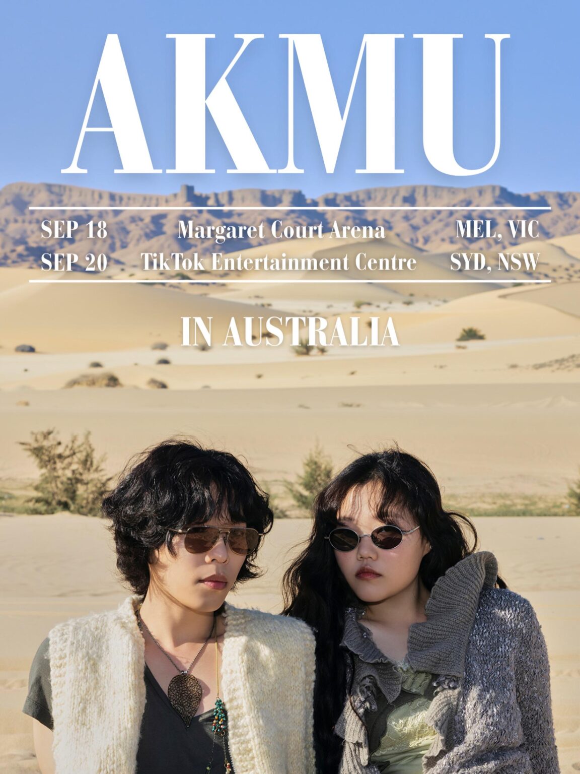 AKMU - 2026 AKMU في أستراليا (المكان + معلومات التذكرة)