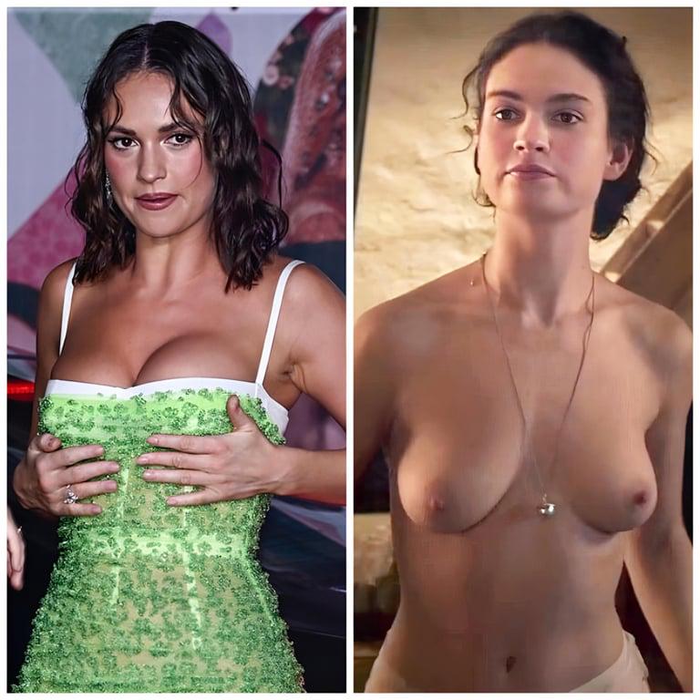 Lily james on/off front