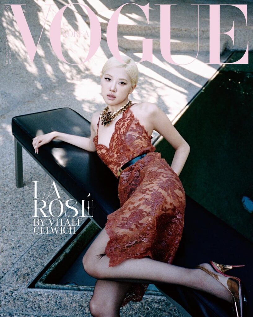 260616 Rosé x YSL لعدد يوليو 2026 من مجلة Vogue الكورية