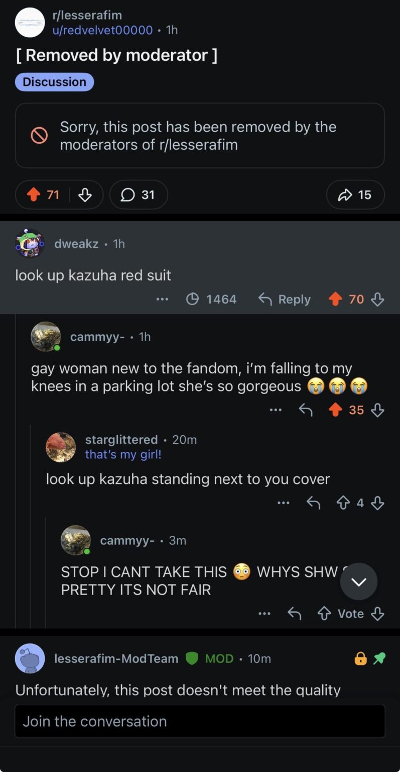 lmao هذا الفرع لديه محررين كارهين للمثليين