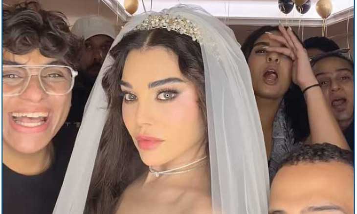 تساؤلات وتكهنات بعد ظهور هيفاء وهبي بفستان زفاف تساؤلات وتكهنات بعد ظهور هيفاء وهبي بفستان زفاف