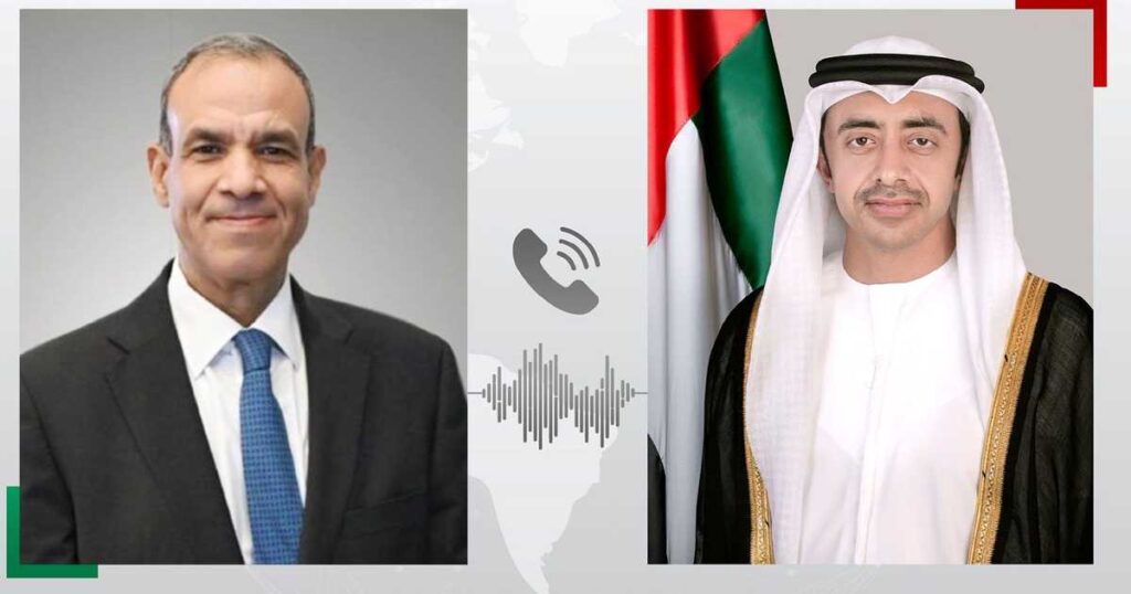 عبدالله بن زايد يبحث مع وزير خارجية مصر الأوضاع في المنطقة عبدالله بن زايد يبحث مع وزير خارجية مصر الأوضاع في المنطقة