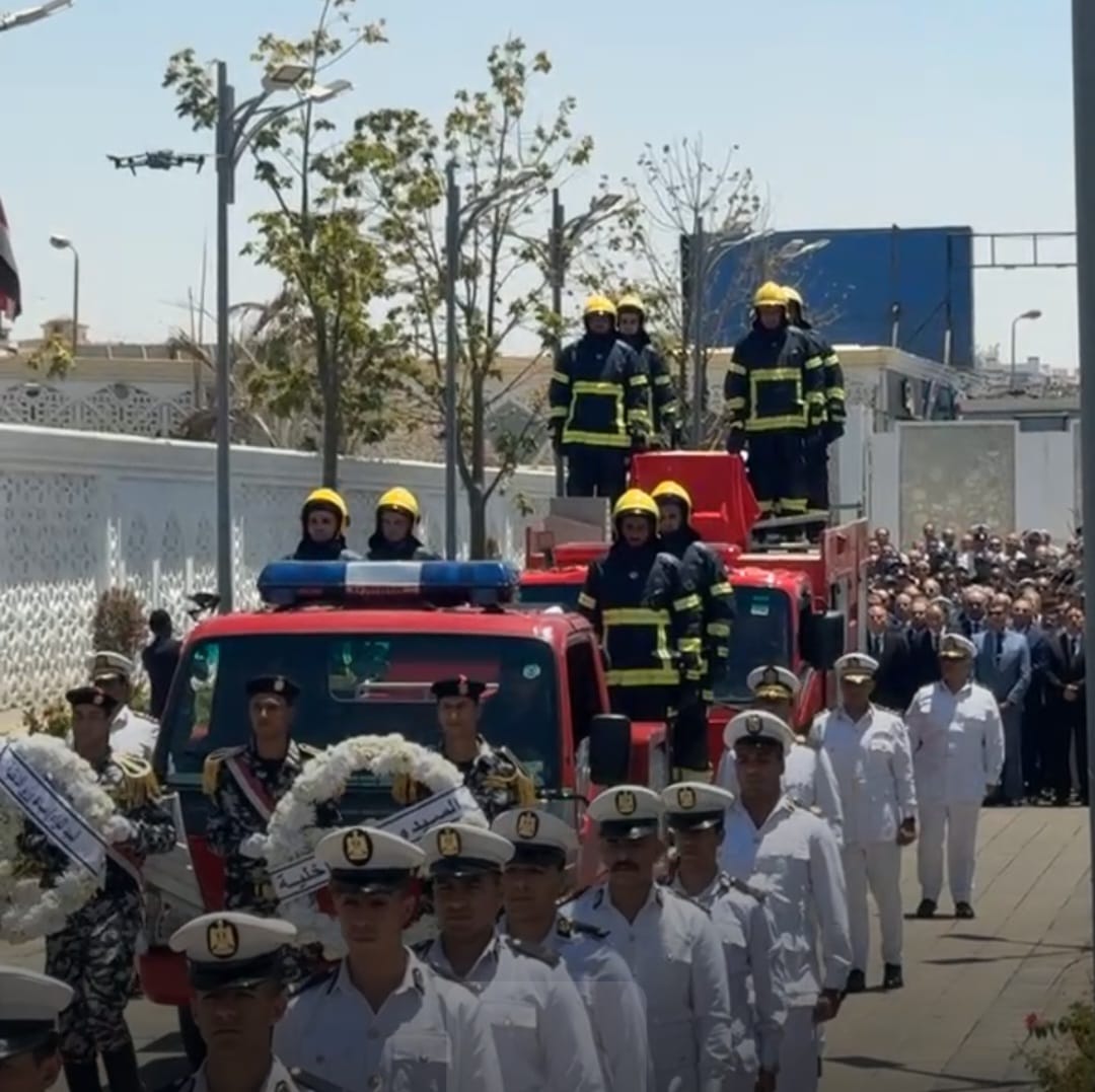 تشييع جنازة اللواء الدكتور محمد الشربيني مدير الإدارة العامة للحماية المدنية بالقاهرة (7)