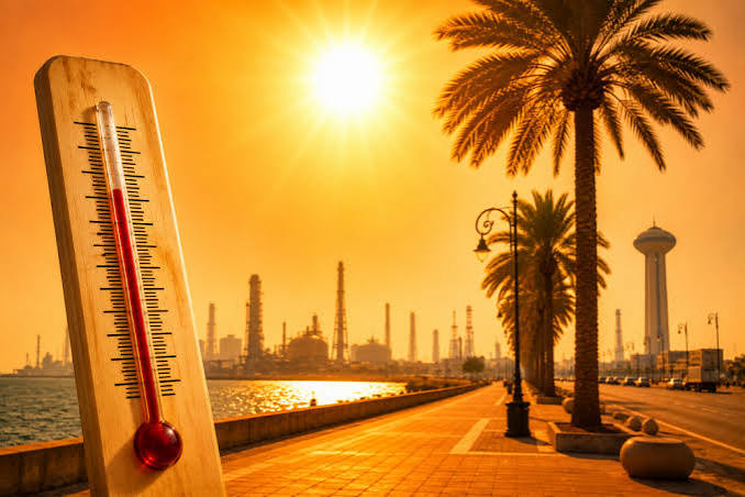 الأرصاد تحذّر من موجة حارة تبلغ 48 درجة ورياح نشطة على المنطقة الشرقية الأرصاد تحذّر من موجة حارة تبلغ 48 درجة ورياح نشطة على المنطقة الشرقية