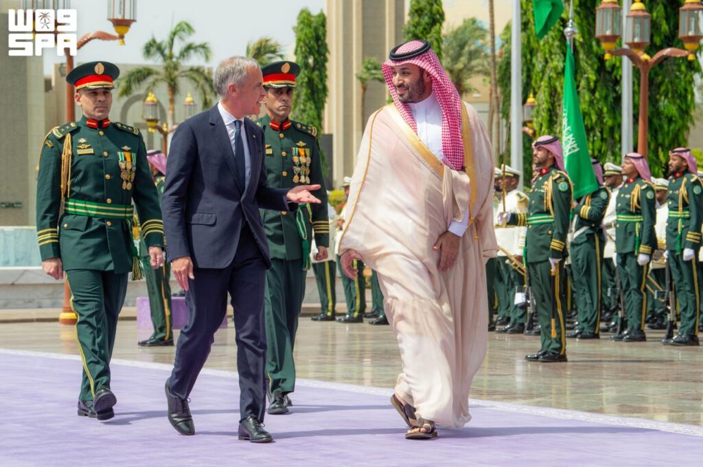 ولي العهد يستقبل رئيس وزراء كندا ويعقدان جلسة مباحثات رسمية ويشهدان مراسم تبادل عدد من مذكرات التفاهم الثنائية