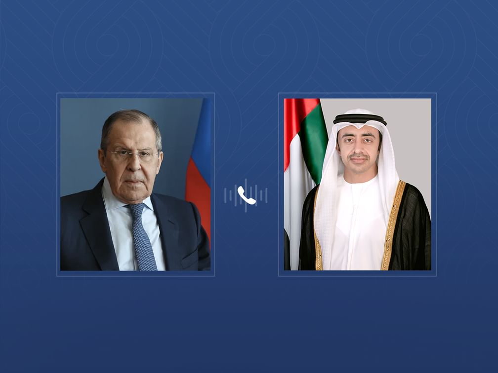 عبدالله بن زايد ووزير الخارجية الروسي يبحثان الأوضاع في الشرق الأوسط عبدالله بن زايد ووزير الخارجية الروسي يبحثان الأوضاع في الشرق الأوسط