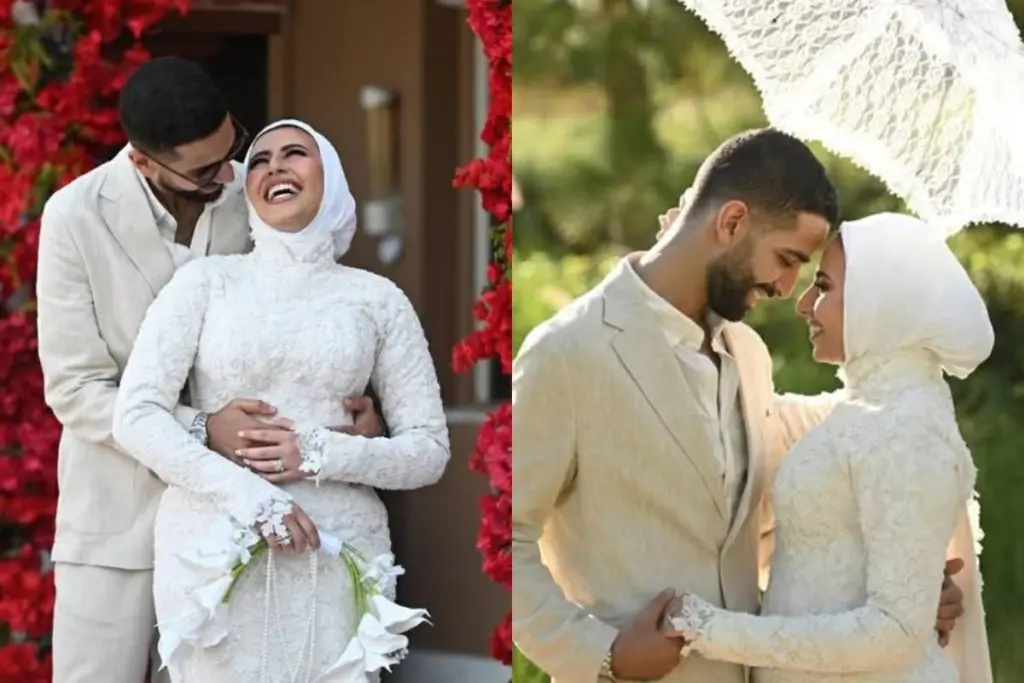 وثقا ارتباطهما في أغنية.. مرح عطية زوجة المطرب عمرو جابر تعلن خلعه بعد 10 أشهر زواج (تفاصيل) المطرب عمر جابر والبلوجر مرح عطية