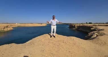 ظهرت فى المنيا فجأة.. «فتحى شو» يرصد لغز بحيرة البهنسا الغامضة «فيديو»
