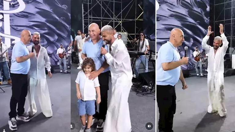 فيديو| أحمد سعد يرحب بـ حسام حسن وزوجته.. وحضور الحفل: بنحبك يا عميد فيديو| أحمد سعد يرحب بـ حسام حسن وزوجته.. وحضور الحفل: بنحبك يا عميد