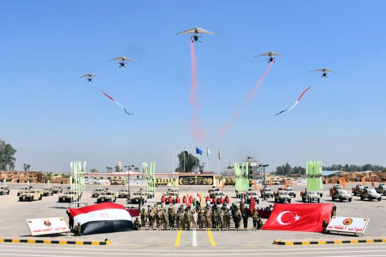 ****داخلية**** إنطلاق فعاليات التدريب المصرى التركى المشترك " العُقاب الذهبى – GOLDEN EAGLE الصفحة الرسمية للمتحدث العسكري للقوات المسلحة