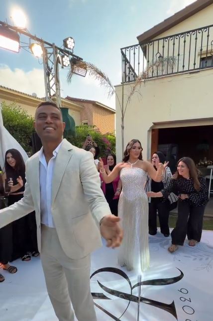 الفنان احمد ماجد من حفل زواجه