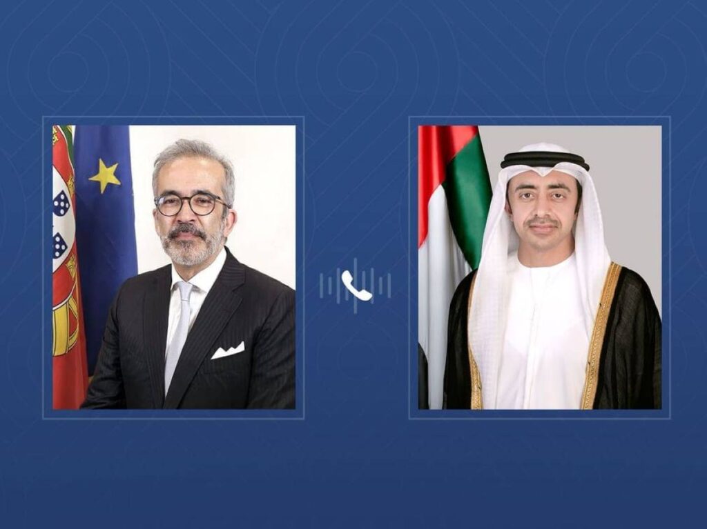 عبدالله بن زايد ووزير خارجية البرتغال يبحثان هاتفياً العلاقات الثنائية والتطورات الإقليمية Al Bayan
