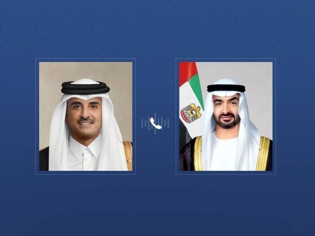 رئيس الدولة يعزي هاتفياً أمير قطر بوفاة الشيخ حمد بن خليفة آل ثاني Al Bayan