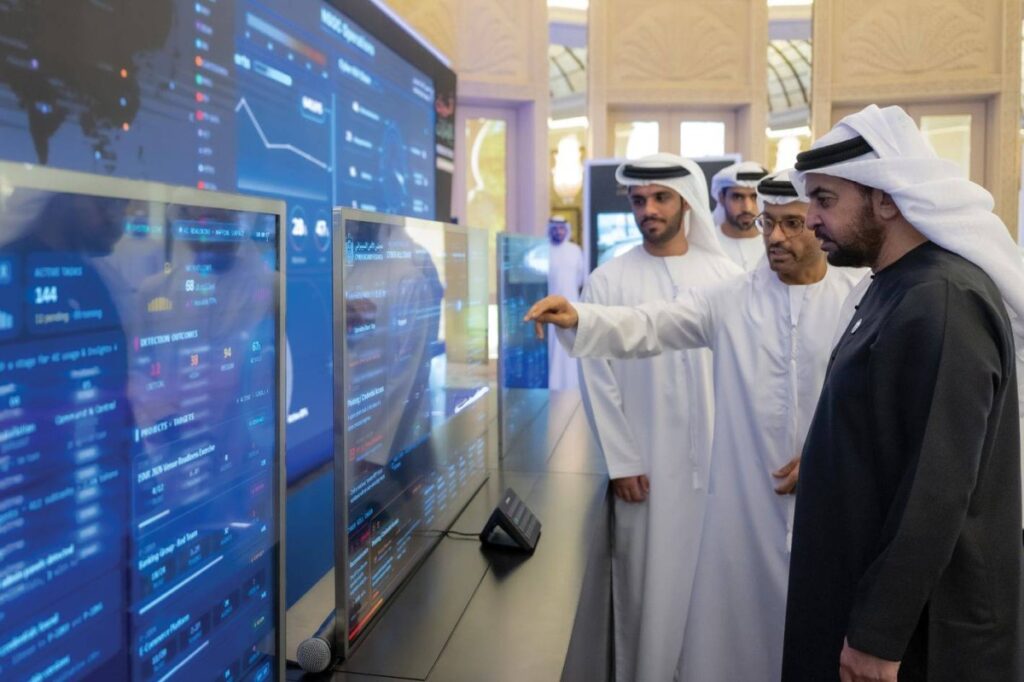 حمدان بن زايد يستقبل وفداً من مجلس الأمن السيبراني Al Bayan