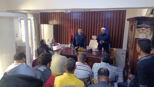 أوقاف دمياط تودع هاني السباعي وتستقبل المدير الجديد