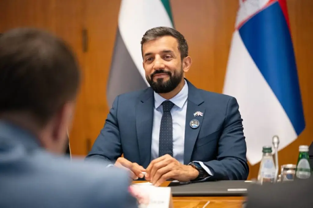 الرئيس الصربي يستقبل سلطان النيادي ويبحثان توسيع آفاق التعاون الرئيس الصربي يستقبل سلطان النيادي ويبحثان توسيع آفاق التعاون