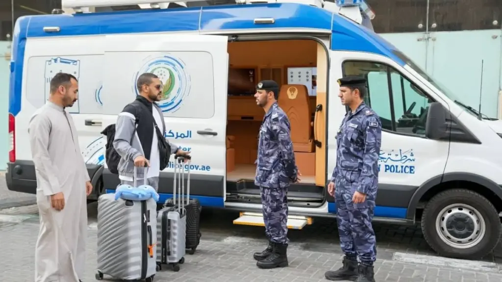 شرطة عجمان تواصل دعم متضرري حريق برج الكورنيش