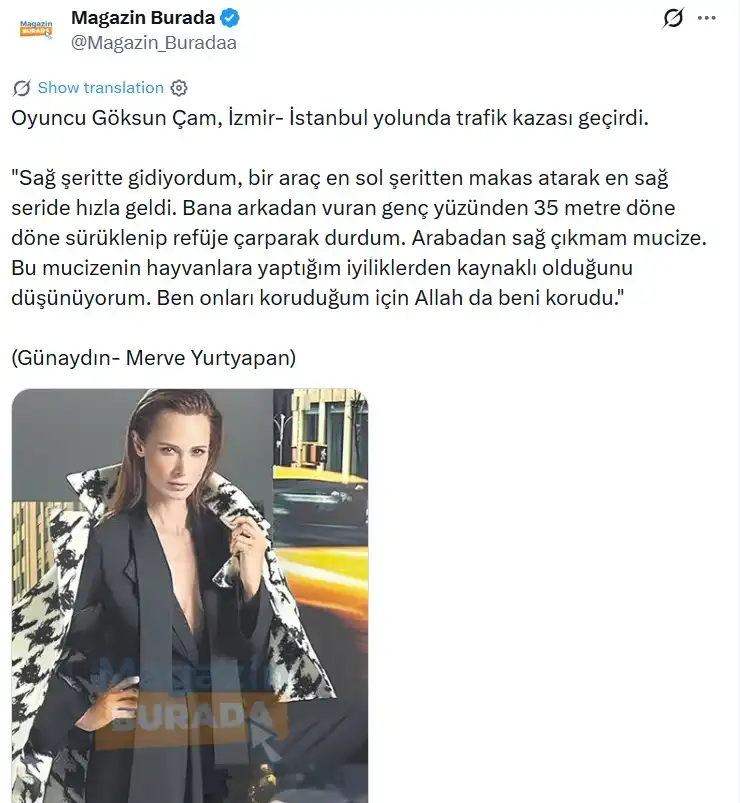تفاصيل حادث غوكسون تشام في تركيا