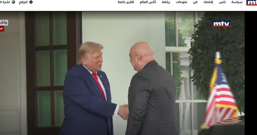 ترامب: الرئيس عون هو رئيس محترم جدا – MTV Lebanon ترامب: الرئيس عون هو رئيس محترم جدا - MTV Lebanon