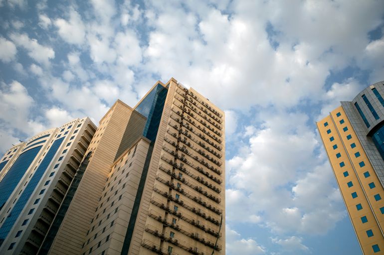 Hotels and offices in the Rawdah area, Mecca, Saudi Arabia. المصدر: أدوبي ستوك