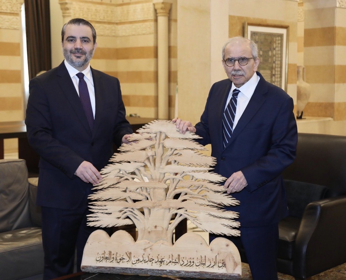 سلام والشيباني. (نبيل إسماعيل)