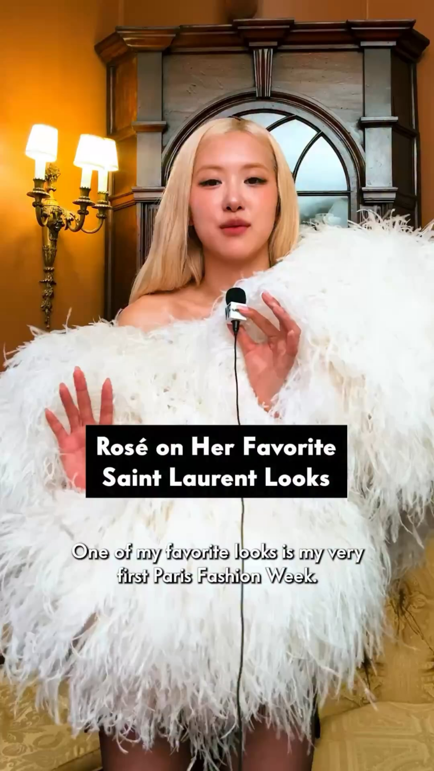 روزيه وسان لوران في مجلة Vanity Fair