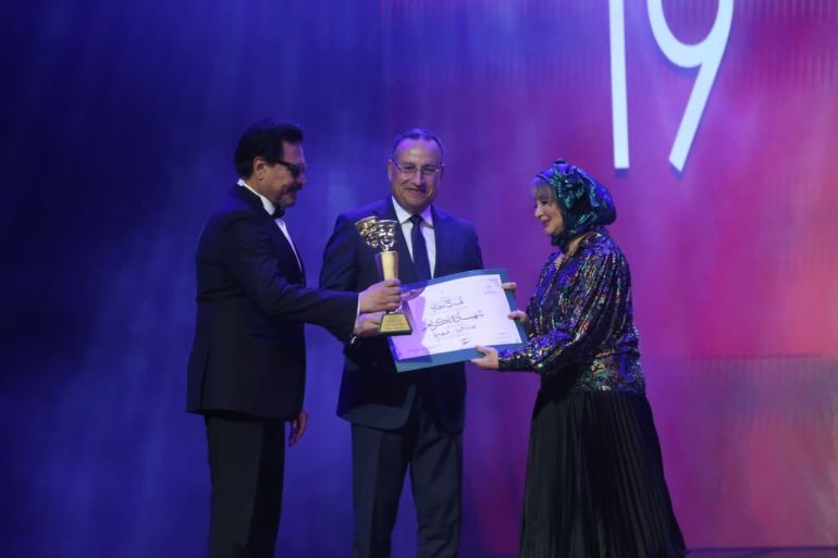 تكريم الفنانة شهيرة في افتتاح الدورة الـ19 للمهرجان القومي للمسرح