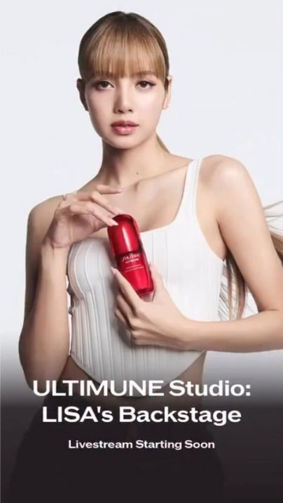 260703 ليزا تقوم بجولة في استوديو SHISEIDO ULTIMUNE: خلف الكواليس ليزا في سنترال وورلد في بانكوك