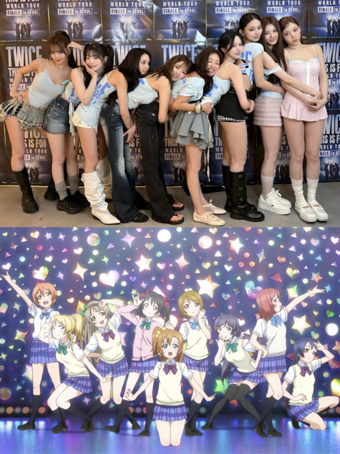 TWICE وμ لديهما الكثير من التوازيات