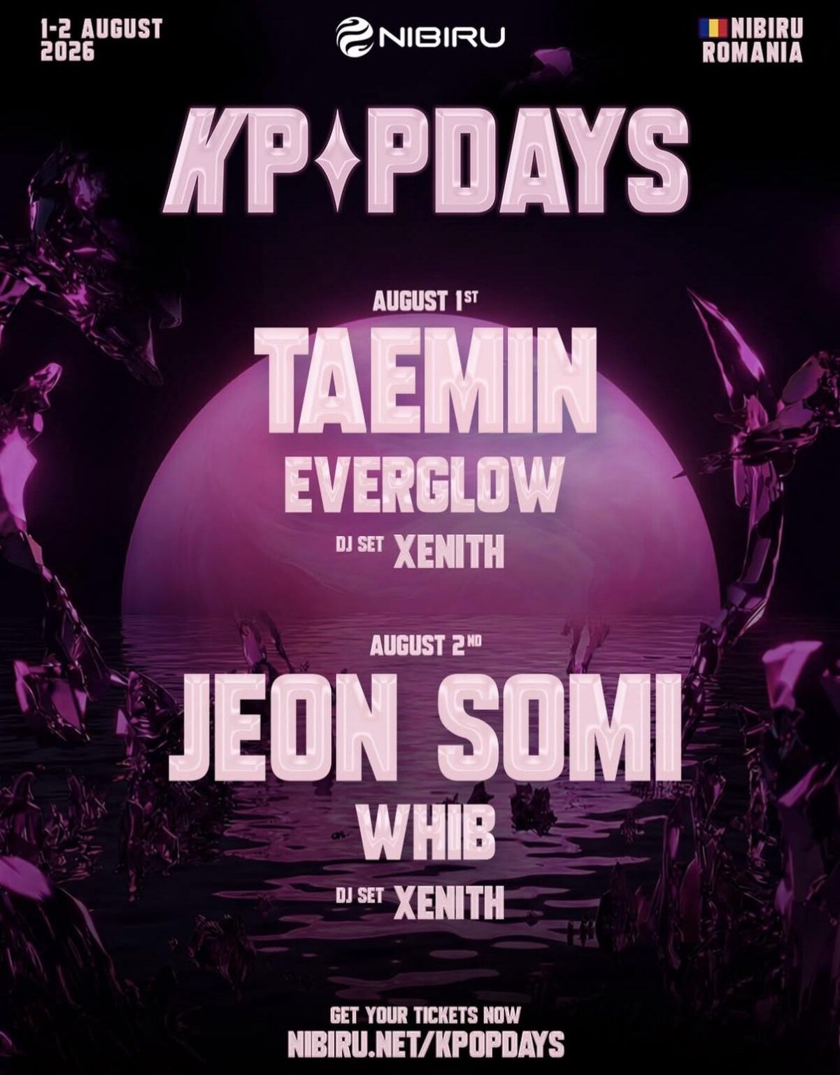 التشكيلة الكاملة لمهرجان KPOP Days في نيبيرو، رومانيا!
