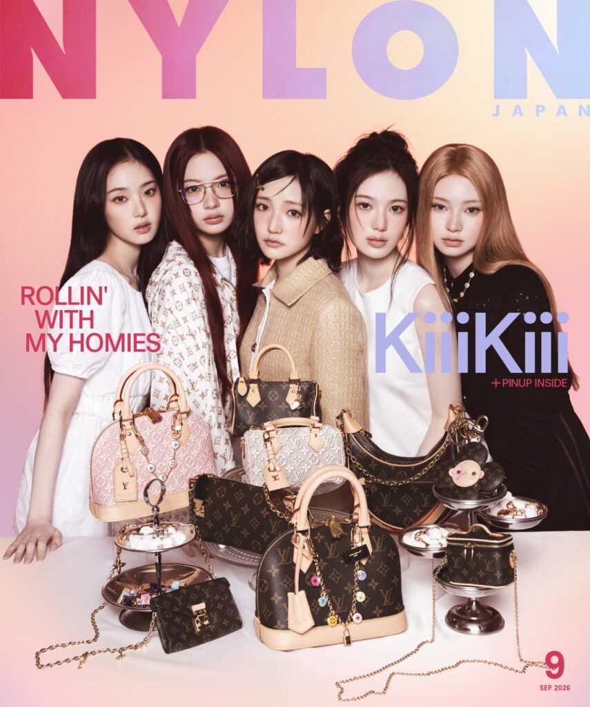 KiiiKiii - NYLON Japan x Louis Vuitton (غلاف إصدار سبتمبر 2026)