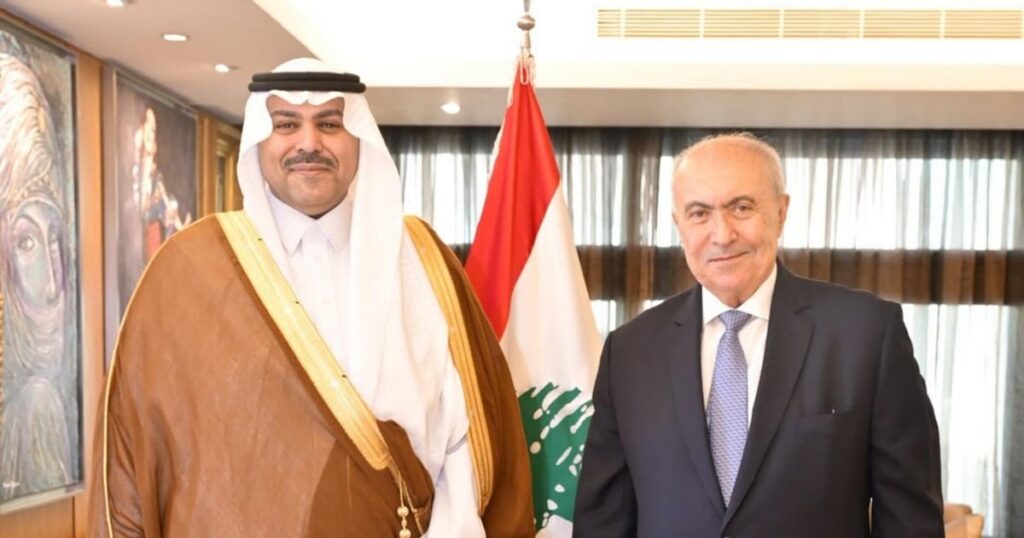 مخزومي استقبل الدوسري: السعودية كانت وستبقى سندًا للبنان