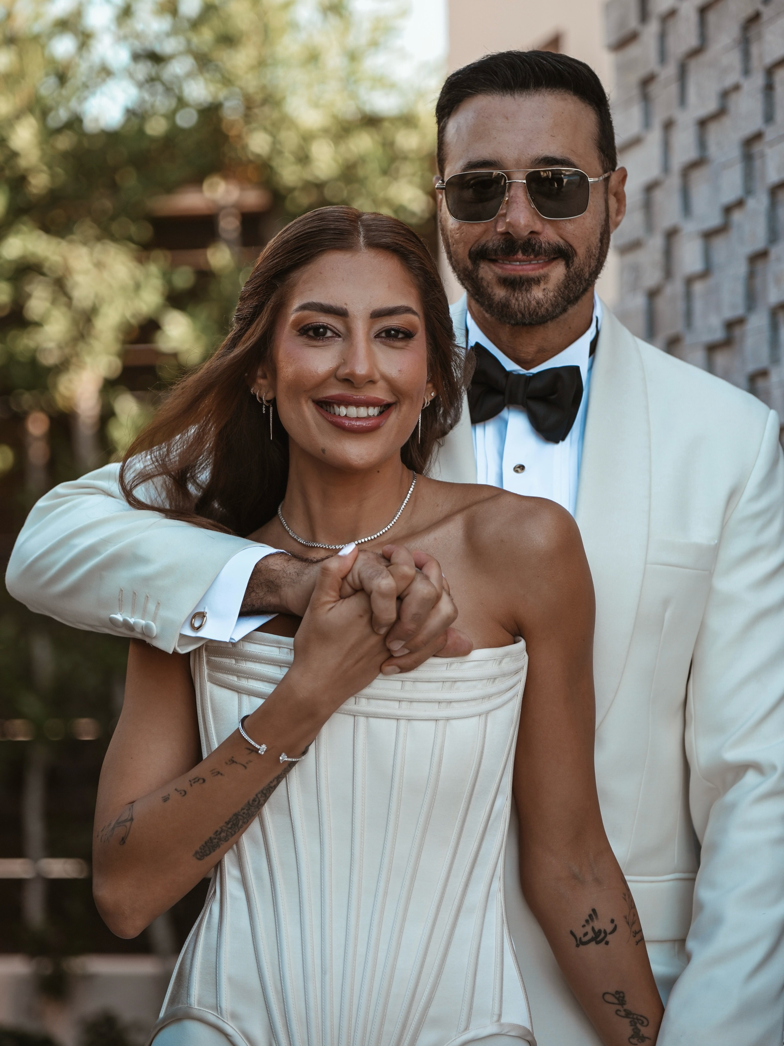 أحمد السعدني وزوجته أحمد السعدني وزوجته