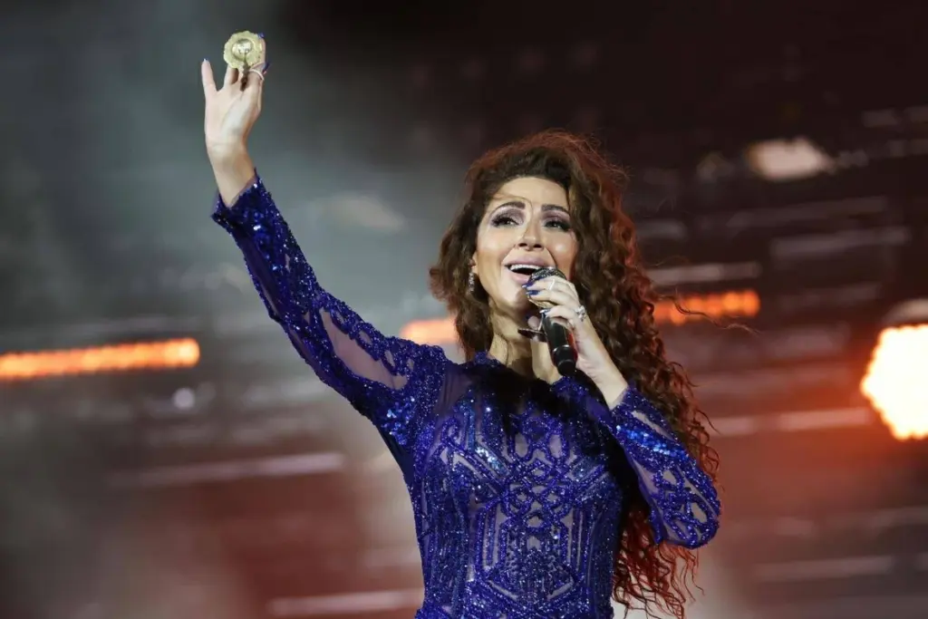 ميريام فارس تخطف الأنظار في مهرجان مالمو بالسويد
